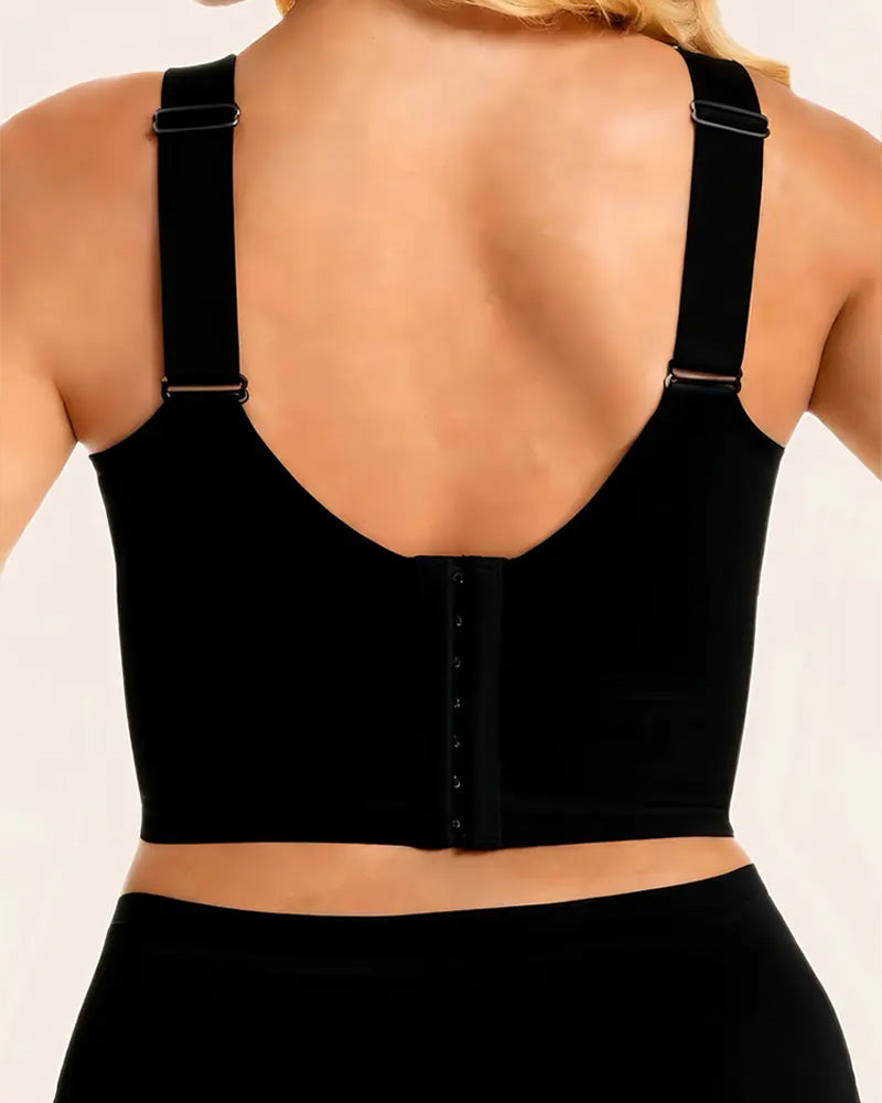 Plus Size Back Fat Smoothing Jelly Bra Seamless Push Up Everyday Bra