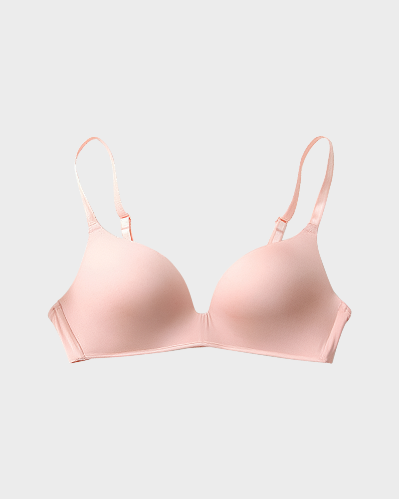 Lightly Lined Wireless Plunge Bra Comfy Everyday T Shirt Bra