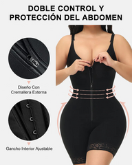Faja Colombiana con Control Total y Levanta Glúteos | Con Cremallera