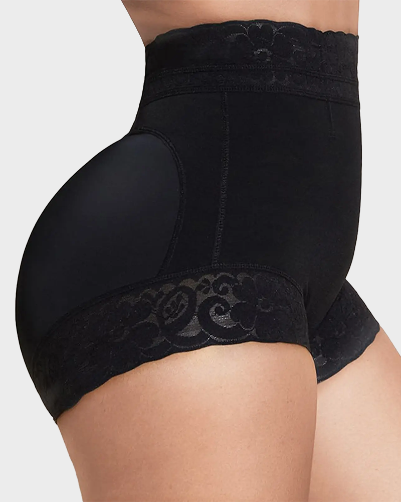 High Waist Shapewear Panty in Faja Colombianas Style with Anti-Slip Silicone Band
