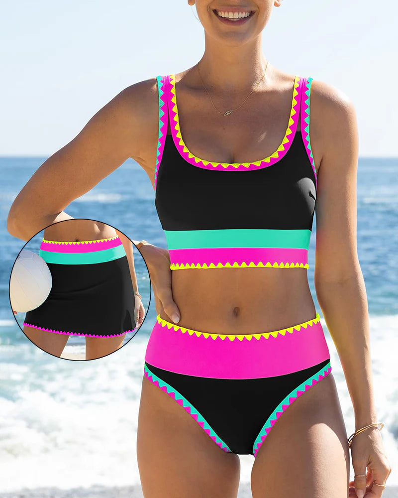 Tummy Control Swimsuits 3 Piece Bathing Suits