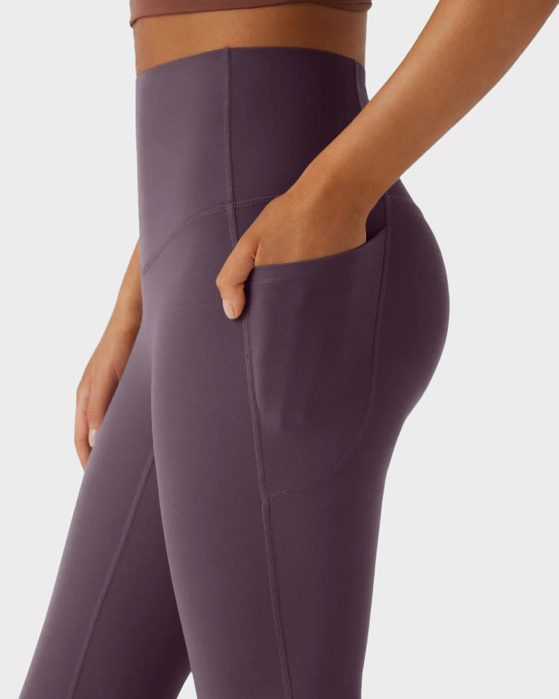 High Waisted Tummy Control Butt-Lifting Shaping Yoga Bootcut Leggings
