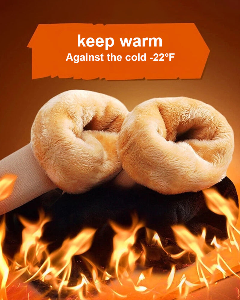 5 Pairs Thickened Fleece Lined Cold-Proof Warm Self-Heating Snow Socks