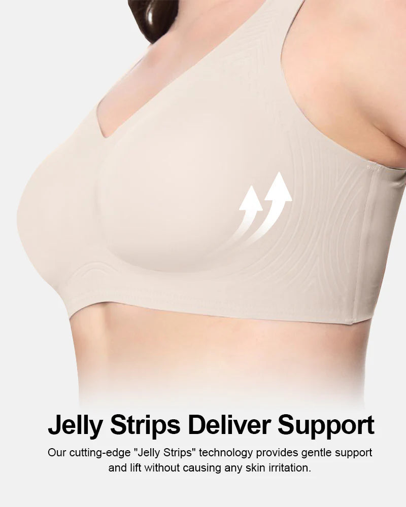 Lifting Wire-Free Antibacterial Jelly Bra