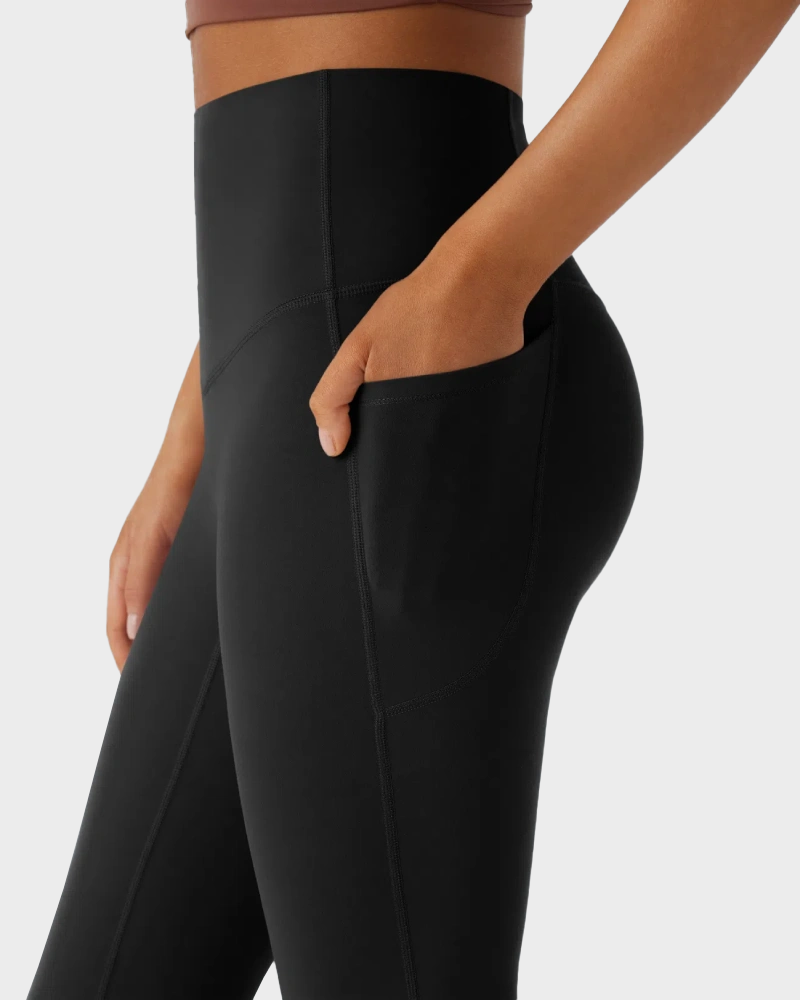 High Waisted Tummy Control Butt-Lifting Shaping Yoga Bootcut Leggings
