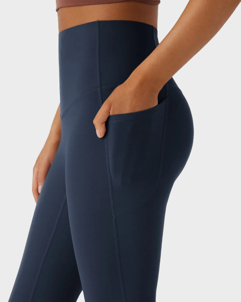 High Waisted Tummy Control Butt-Lifting Shaping Yoga Bootcut Leggings