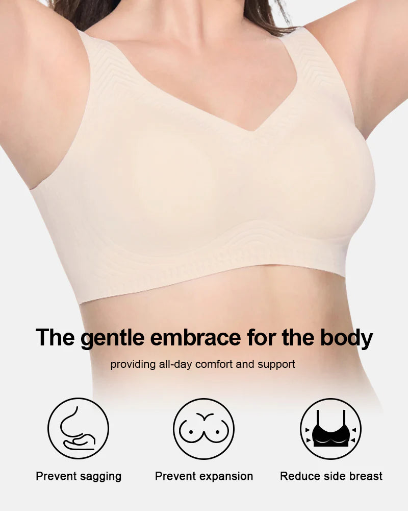 Lifting Wire-Free Antibacterial Jelly Bra