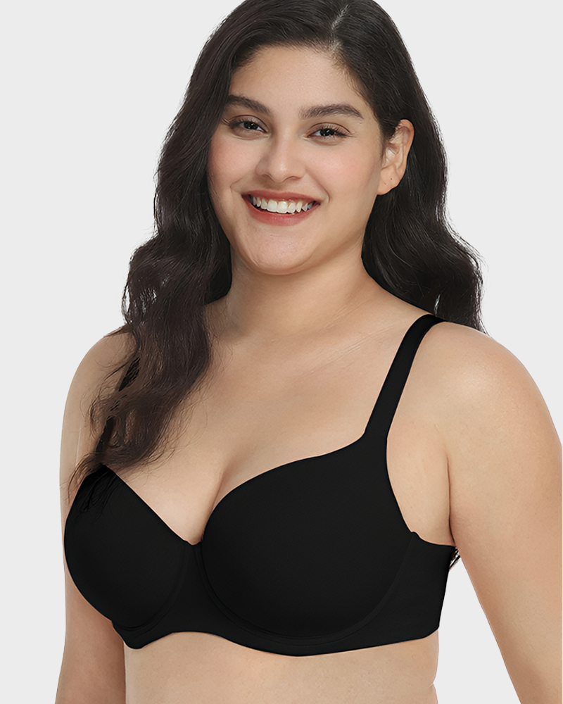 Smooth Lightly Padded Underwire T-shirt Bra
