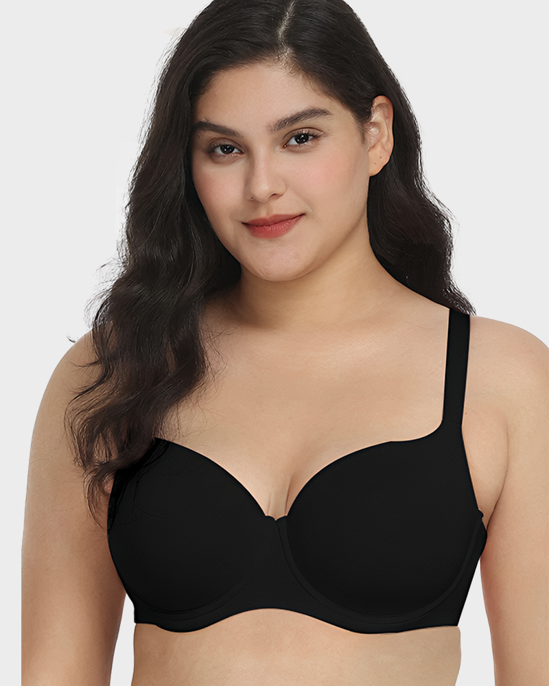 Smooth Lightly Padded Underwire T-shirt Bra