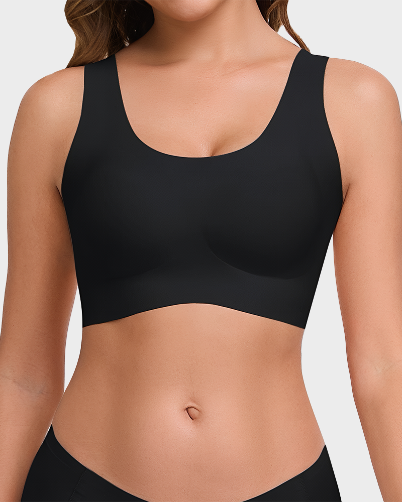 Seamless Wireless Full Coverage Breathable Pull On Bra