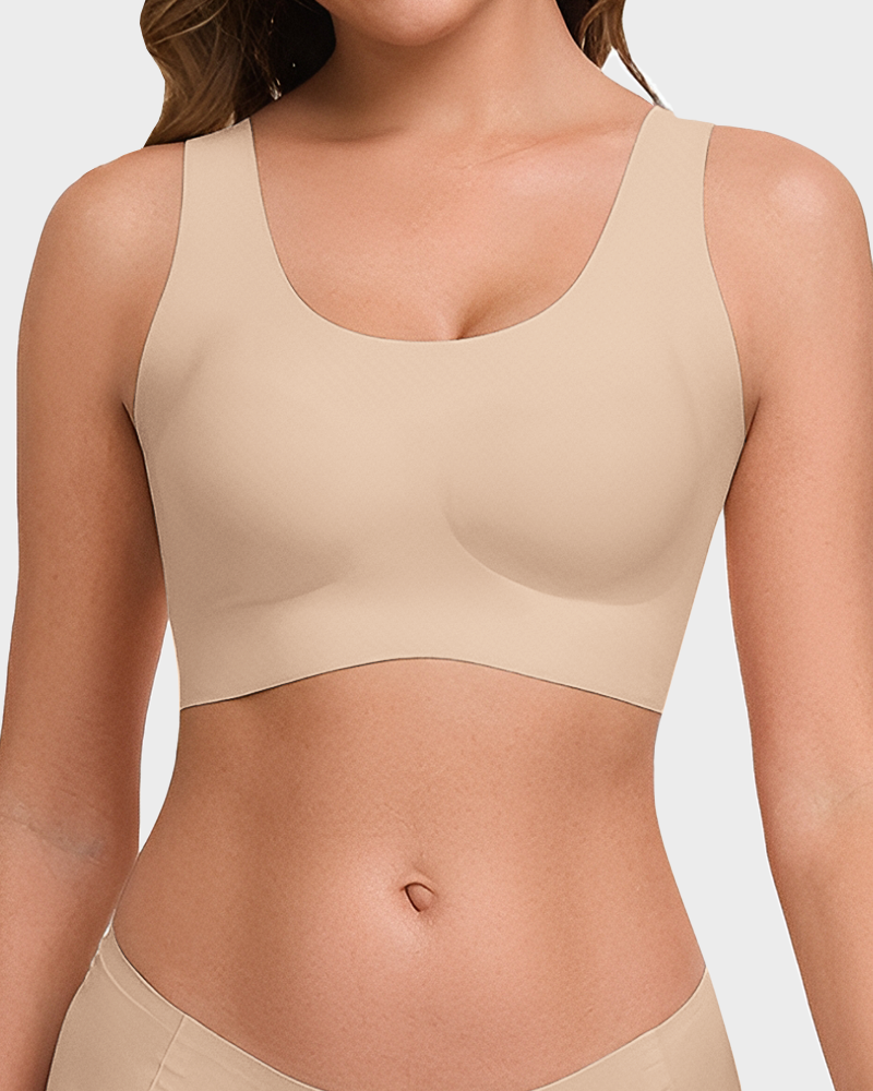 Seamless Wireless Full Coverage Breathable Pull On Bra