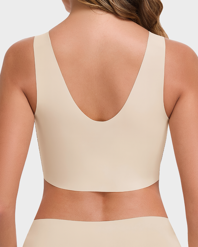 Seamless Wireless Full Coverage Breathable Pull On Bra