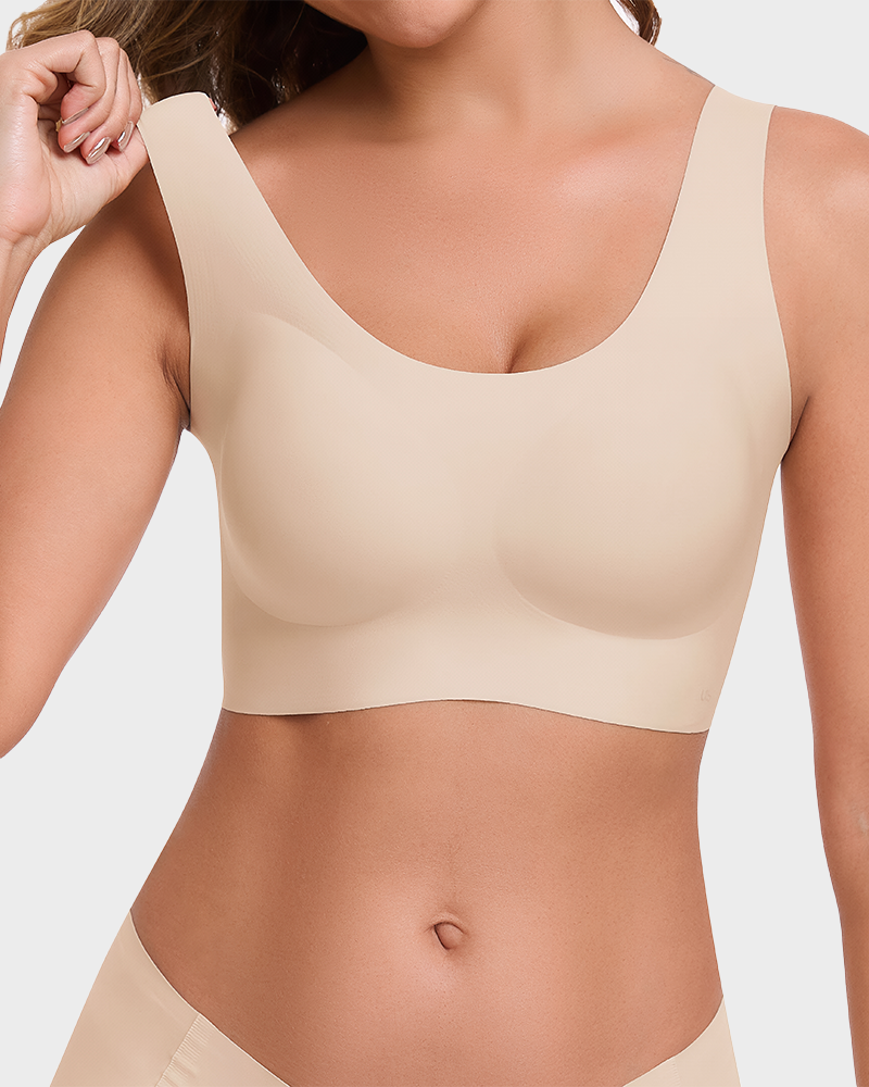 Seamless Wireless Full Coverage Breathable Pull On Bra