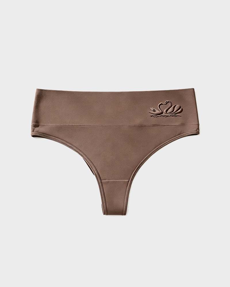 High Waist Seamless Thongs Tummy Control  Underwear