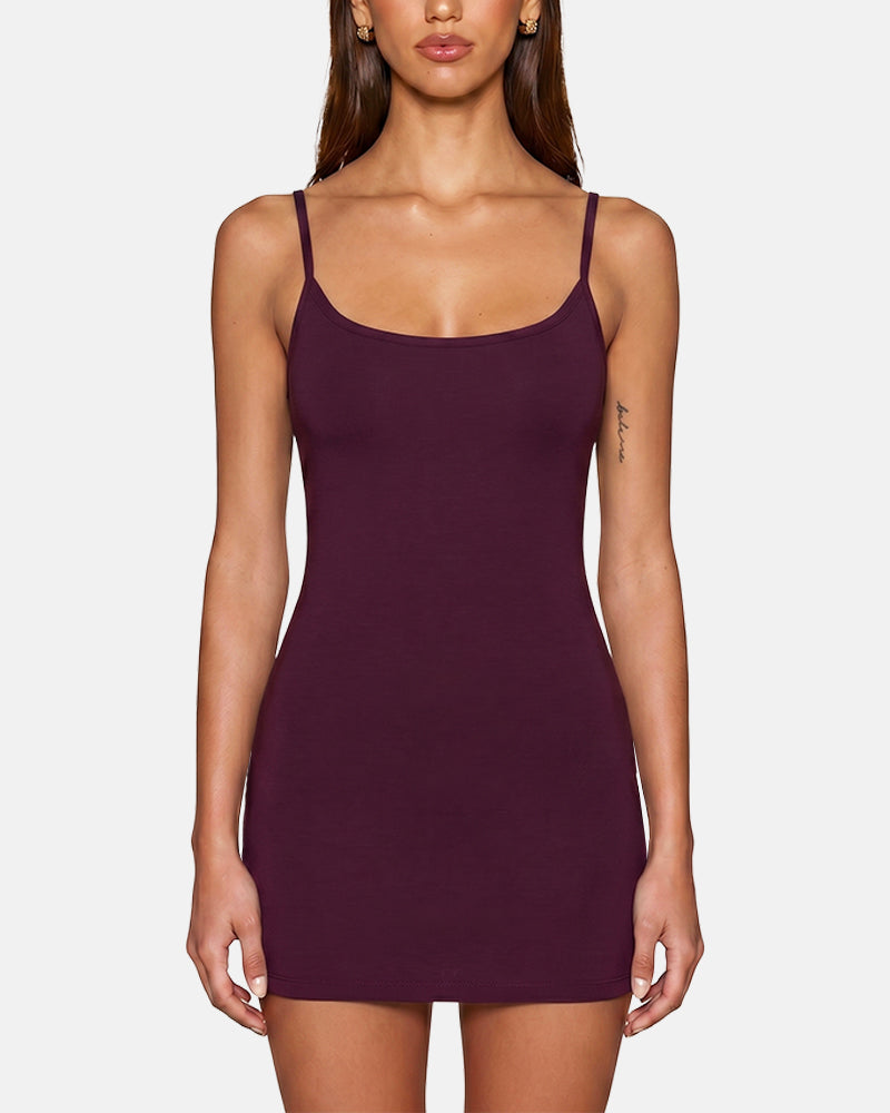 Lightweight Backless Spaghetti Strap Sleeveless Bodycon Beach Dress