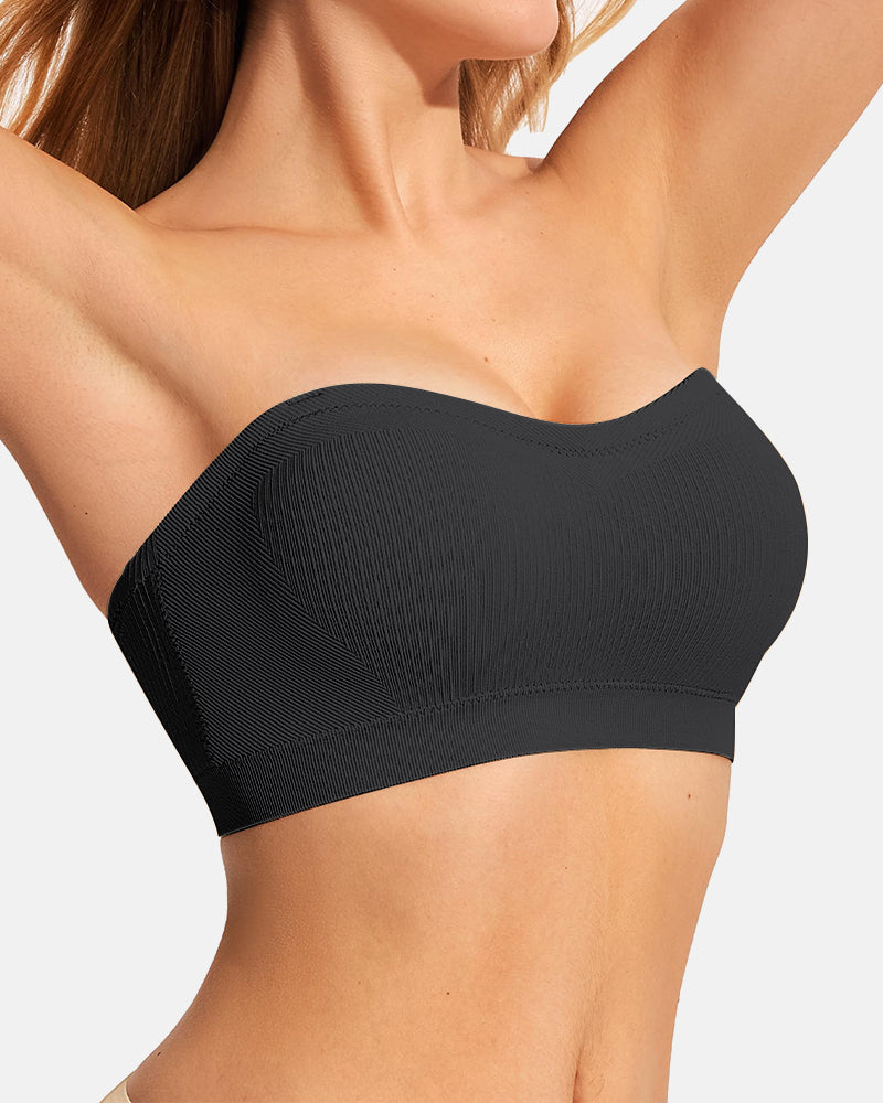 Stay Put Wireless Seamless Strapless Bandeau Bra