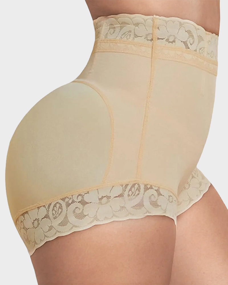 High Waist Shapewear Panty in Faja Colombianas Style with Anti-Slip Silicone Band