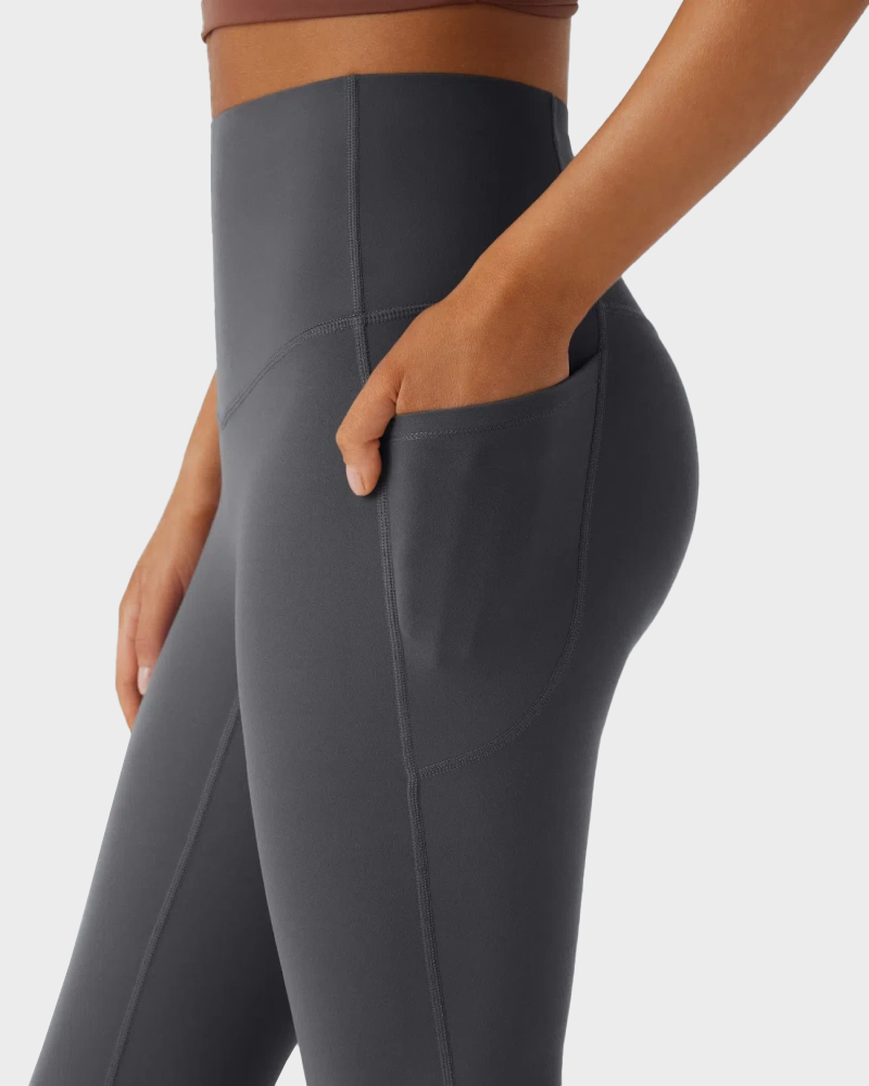 High Waisted Tummy Control Butt-Lifting Shaping Yoga Bootcut Leggings