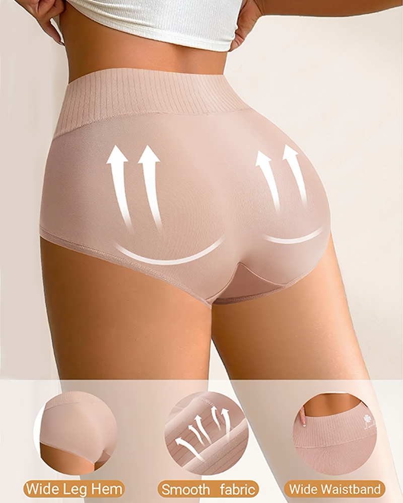 5 Pcs High Elastic Breathable Stretchy Control Panties Soft Women's Underwear