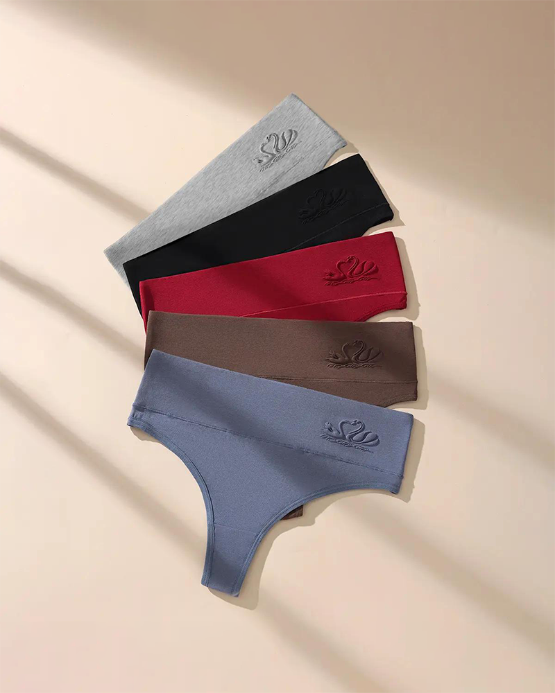 High Waist Seamless Thongs Tummy Control  Underwear
