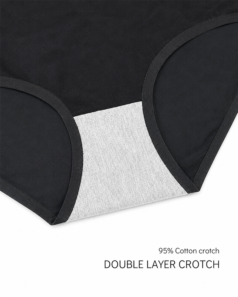 Women's High Waist Seamless No Show Briefs Panties