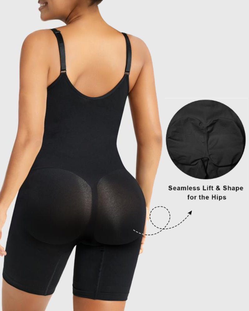 Tummy Control Bodysuits Zip-Up Ultra Stretch Shapewear