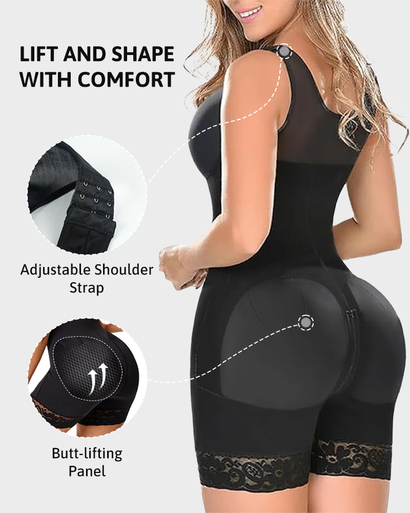 Ultra Firm Fajas - Tummy Control & Butt Lifter with Zipper Crotch
