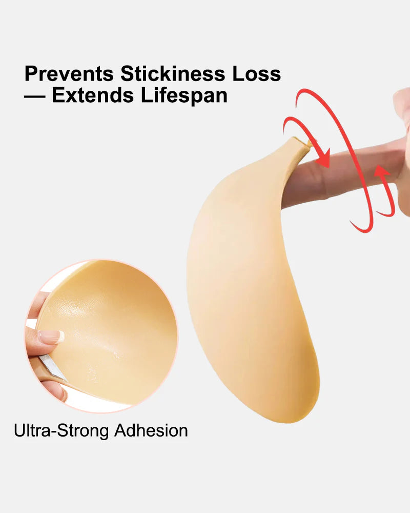 Waterproof Sweat Proof Reusable Push Up Sticky Bra