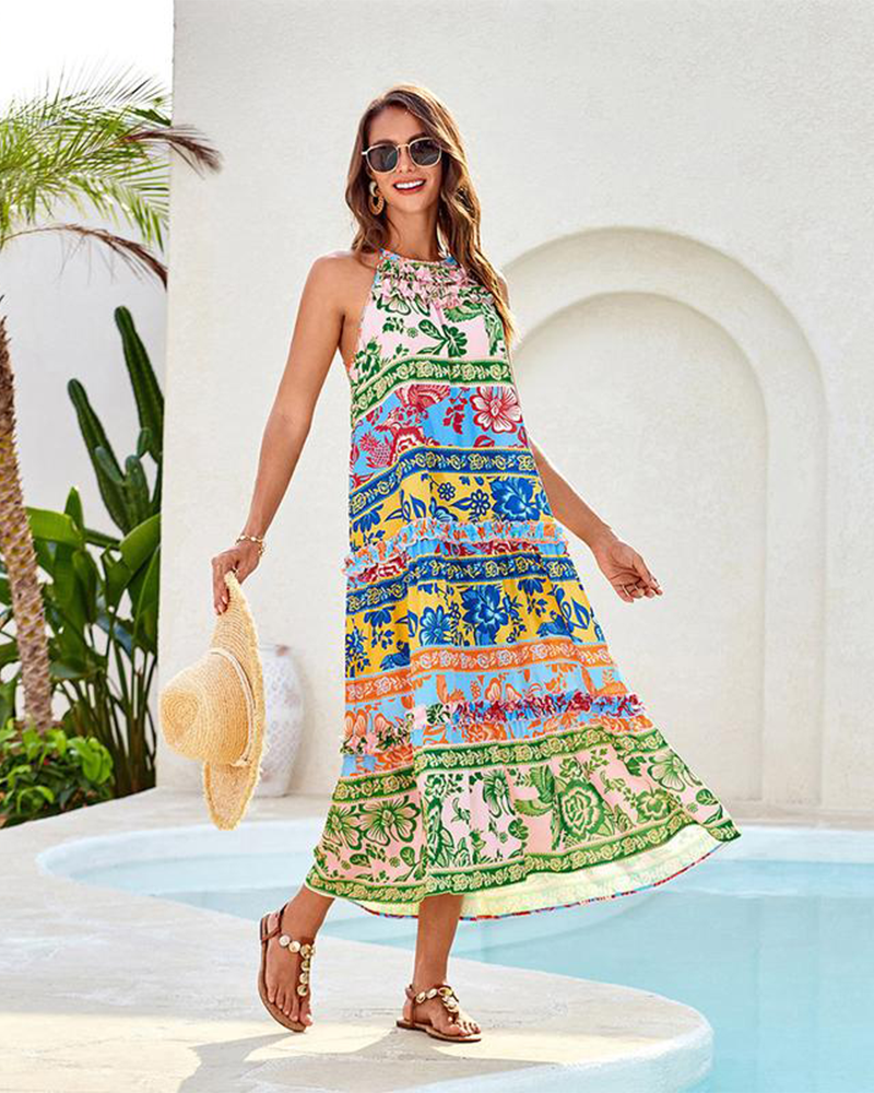 Stylish Long Flowy Boho Dresses