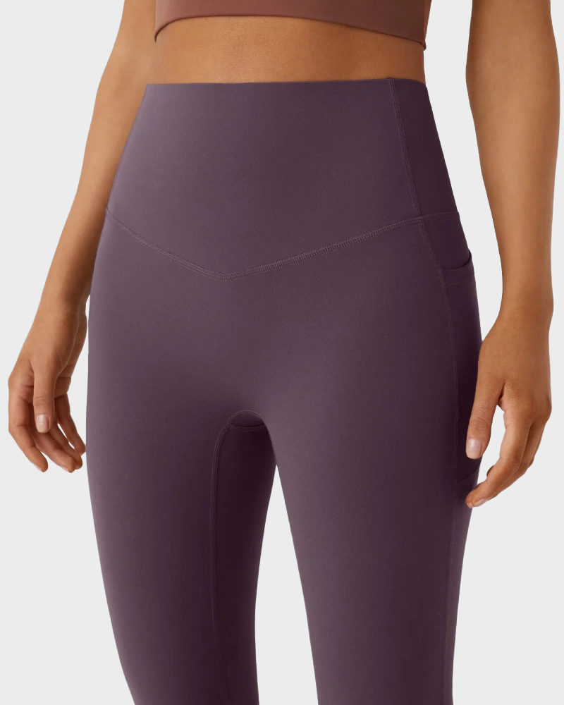 High Waisted Tummy Control Butt-Lifting Shaping Yoga Bootcut Leggings