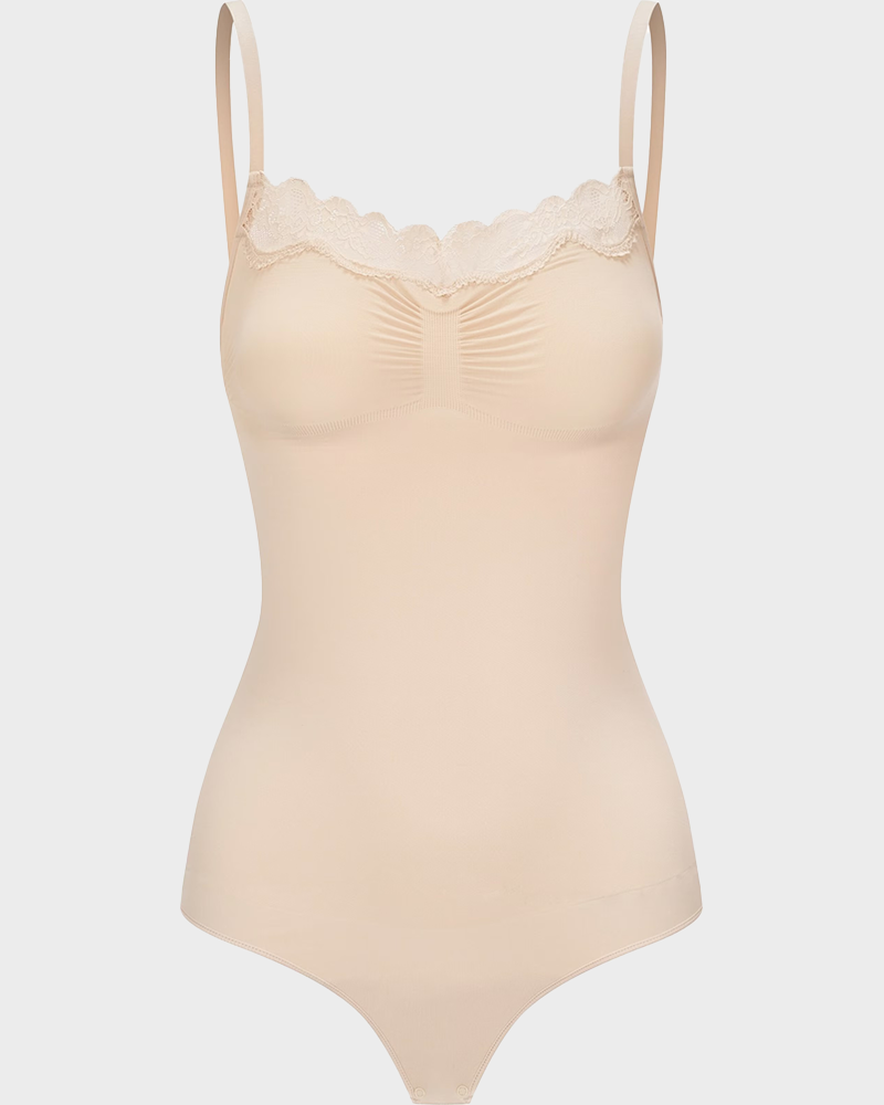 Lace Sculpting Bodysuit Shaping Shapewear