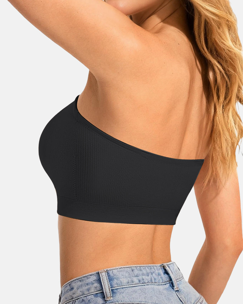 Stay Put Wireless Seamless Strapless Bandeau Bra