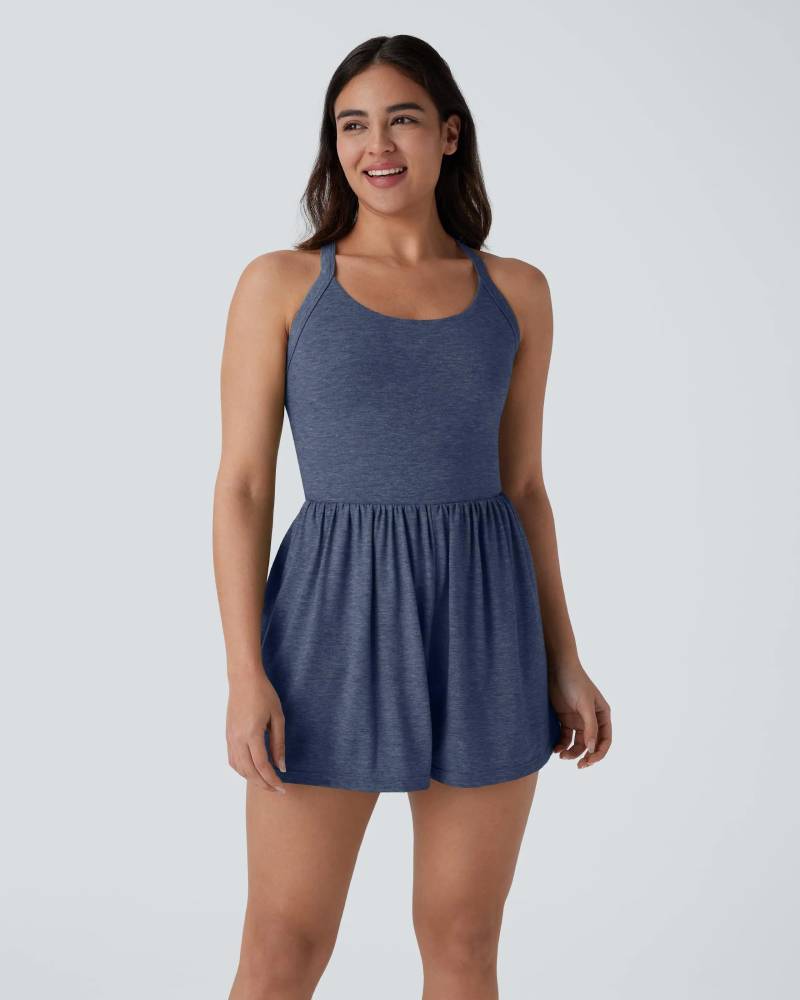 Easy Peezy Sleeveless Pocket 2-in-1 Romper