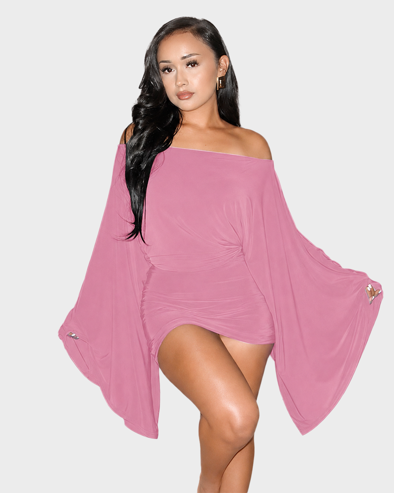 Spring Autumn Long Sleeve Bodycon Mini Party Club Dress