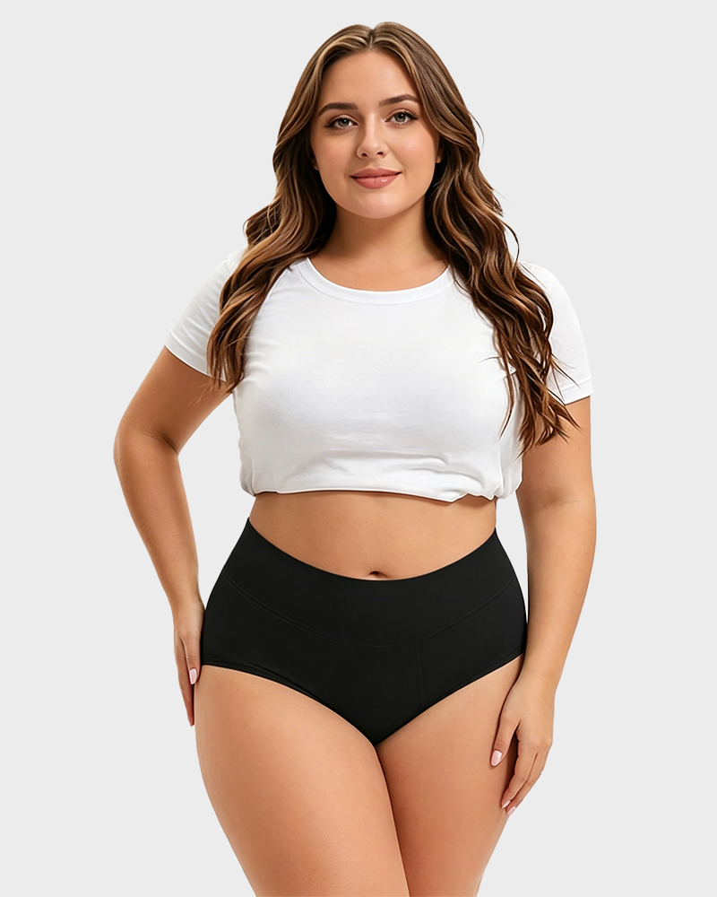 Women's High Waisted Bamboo Viscose Period Panties