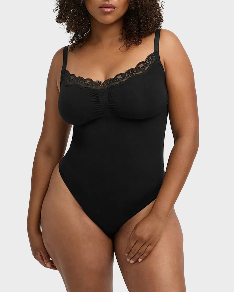 Lace Sculpting Bodysuit Shaping Shapewear