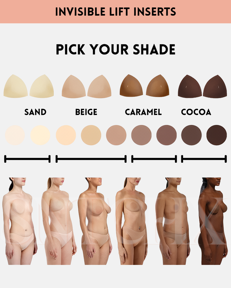 Double-Sided Adhesive Invisible Lift Inserts (2 Pairs)