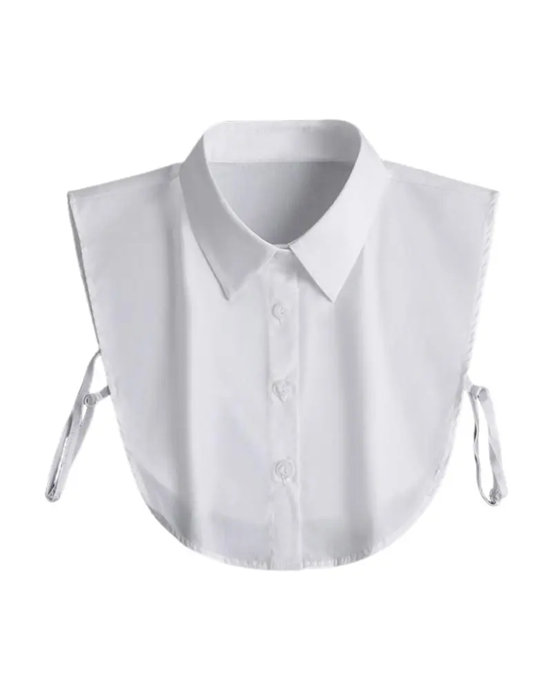 Women's denim false collars are simple and versatile