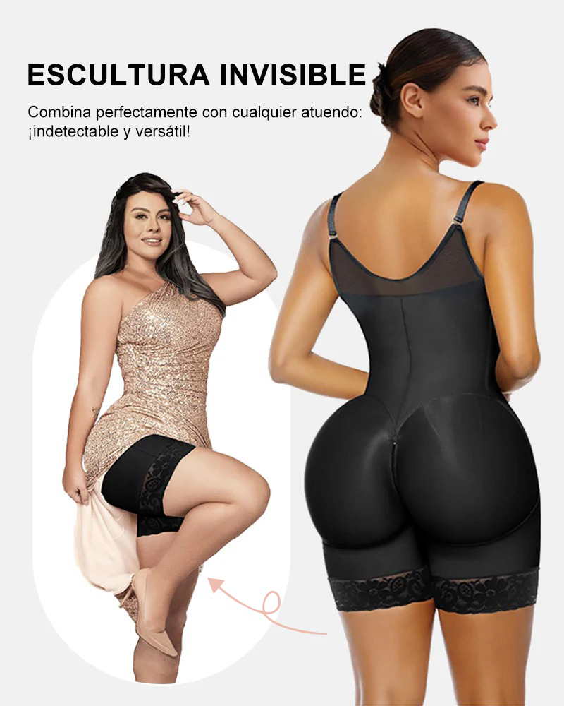 Faja Colombiana con Control Total y Levanta Glúteos | Con Cremallera