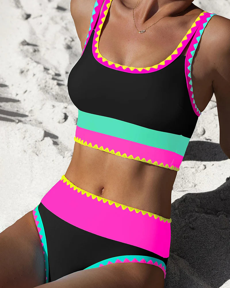 Tummy Control Swimsuits 3 Piece Bathing Suits