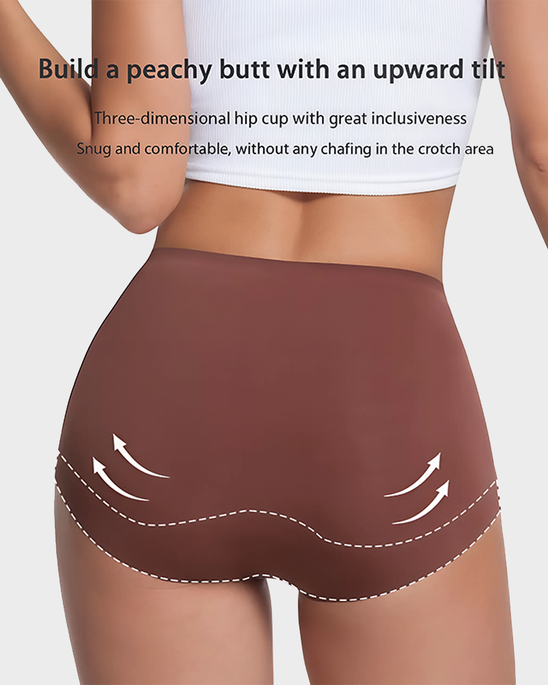 Women's High Waist Seamless Tummy Control Hip Lifting Shapewear Underwear 4/6 Pack