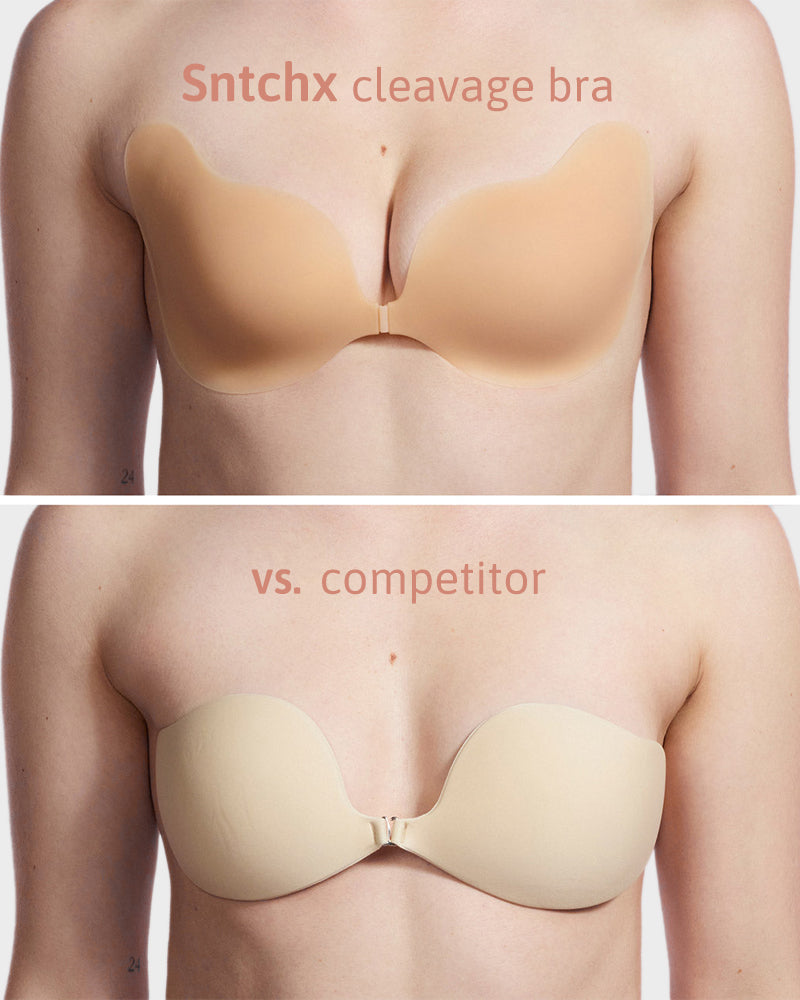 Seamless Silicone Shaping Cleavage Bra