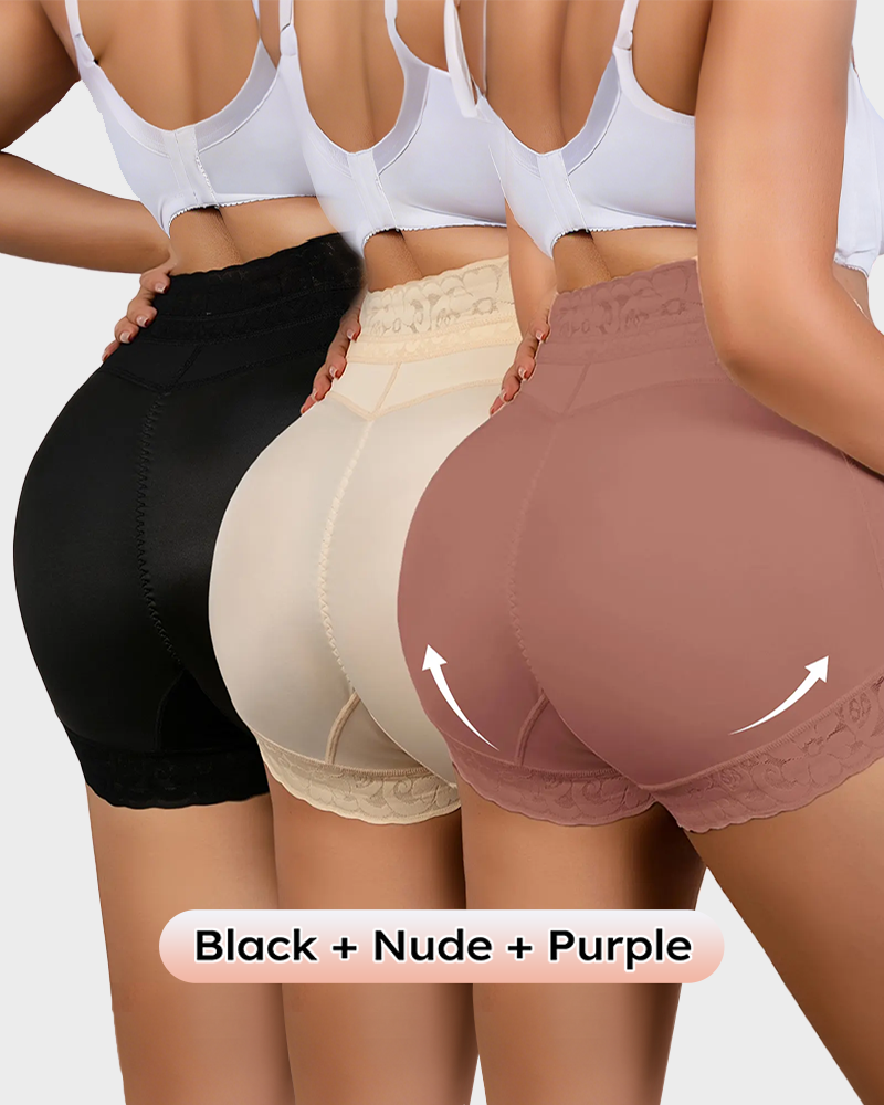 High Waist Shapewear Panty in Faja Colombianas Style with Anti-Slip Silicone Band