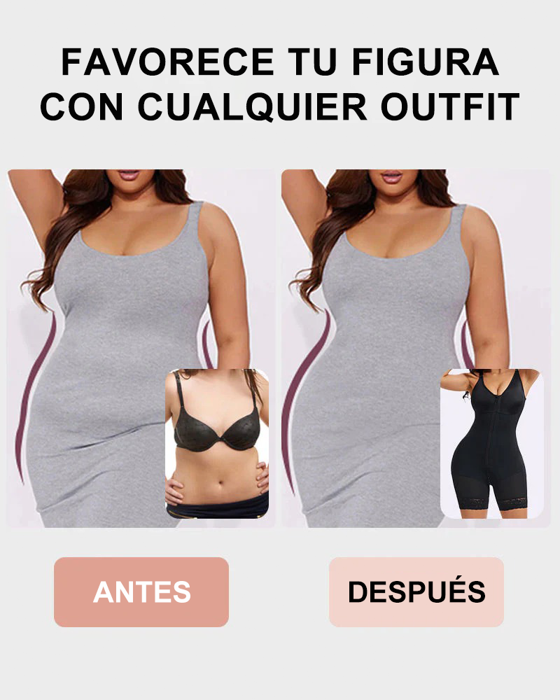 Faja Colombiana con Control Total y Levanta Glúteos | Con Cremallera