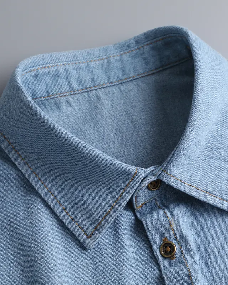 Women's denim false collars are simple and versatile