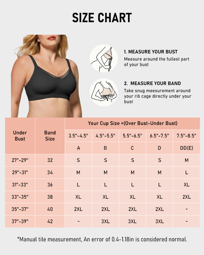 Seamless Wireless Full Coverage Push Up No Underwire Everyday Jelly Bra