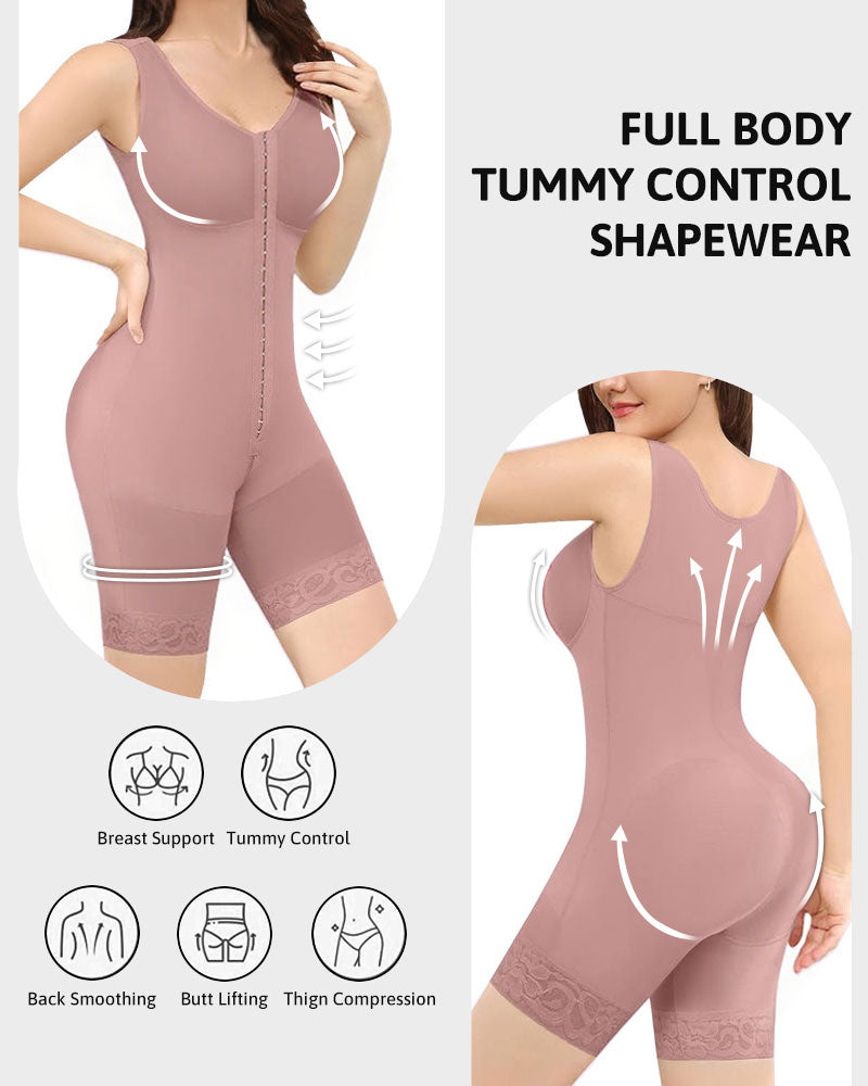 Ultra Firm Fajas - Tummy Control & Butt Lifter with Zipper Crotch