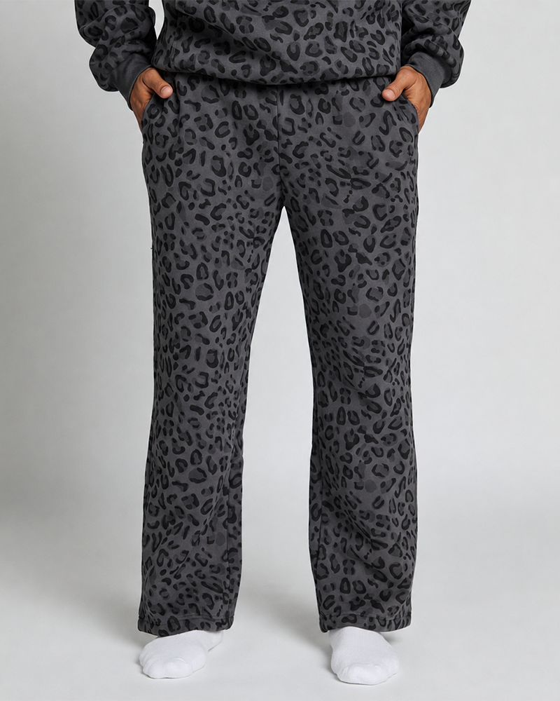 Minimalist Straight Leg Sweatpants High Waist Elastic Drawstring Pants