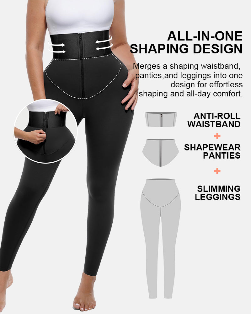 Waistband Tummy Control Shaping Support Comfort All Day Movement Leggings