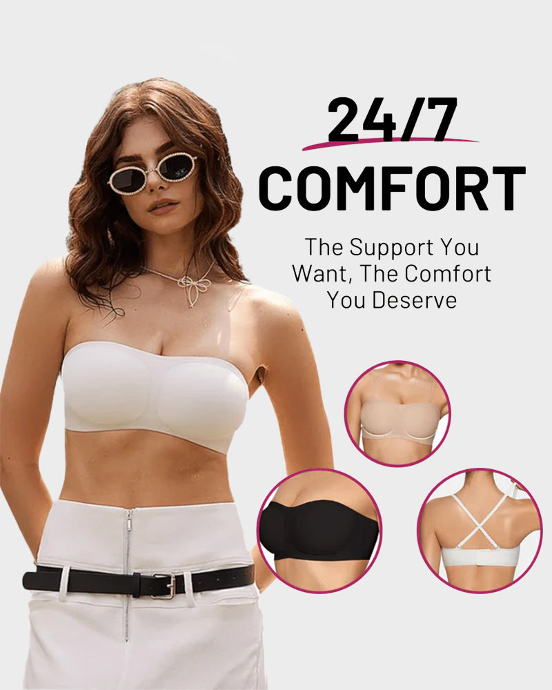 Convertible Wireless Push-Up Bra